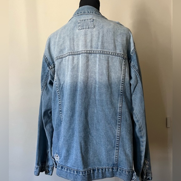 Distressed denim jacket. - Picture 4 of 4